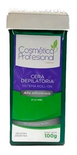 Cera Roll On Alta Adherencia Miel Cosmetica Profesional