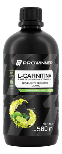 L-carnitina Líquida Sabor Lima - Limón (560 Ml) - Prowinner
