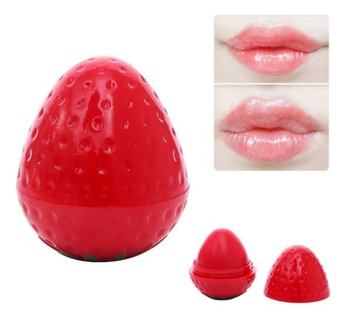 Bálsamo Labial De Fresa En Forma De Fresa