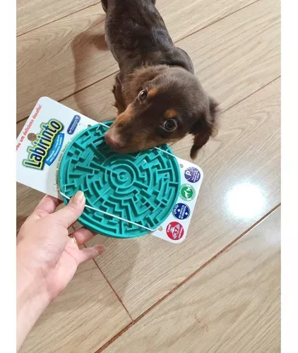 Tapete De Lamber Comer p/ Cães E Gatos Pet Games Labirinto P em