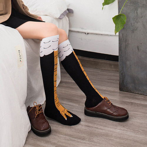 N. 2 Pares Calcetines Patas Altas Con Forma Pata Po