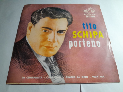 Simple - Tito Schipa - Porteño - 4 Temas - Arg - 1960