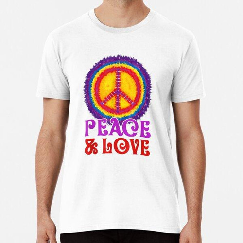 Remera Hippie Paz Signo Símbolo Idea Paz Algodon Premium