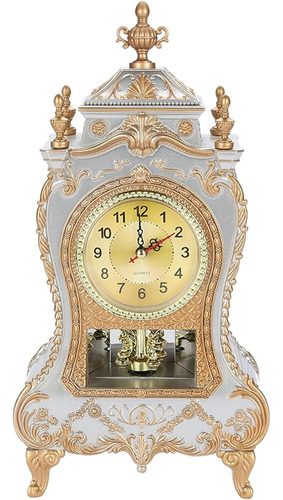 Plplaaobo Reloj Vintage, Reloj De Mesa De Plástico De Estilo