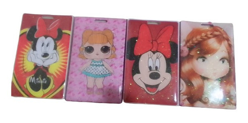 Capinha Porta Crachá Feminino 4 Peças