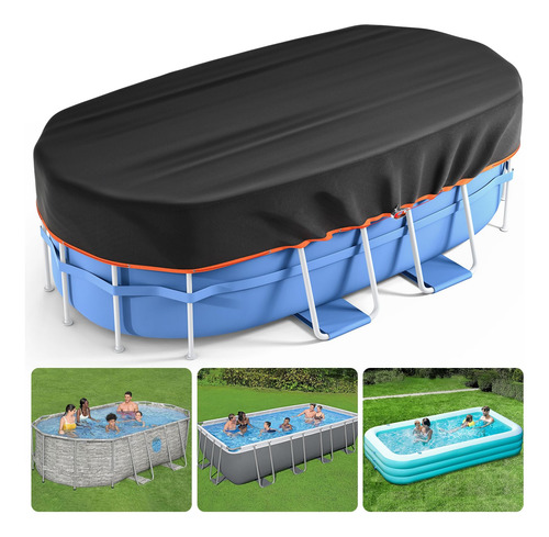 Cubierta Rectangular Piscina 3,66 X 7,32 M Solar Mmg