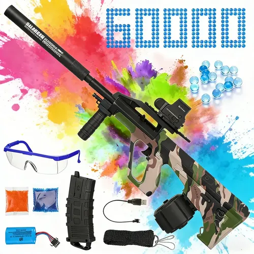 Pistolas De Hidrogel Aug Eléctrico Dejuguete 6000 Balas