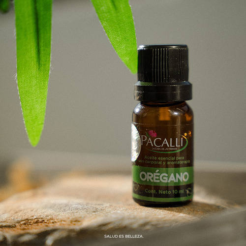 Aceite Esencial De Orégano 100% Puro 10 Ml Pacalli