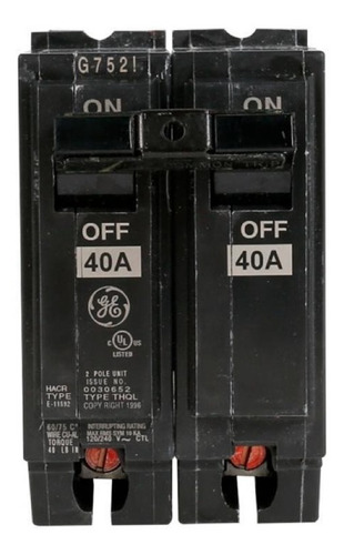 Breaker Para Empotrar Thql 2p-40a Ge (general Electric) 