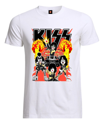 Remera Estampada Varios Diseños Musica Rock Kiss