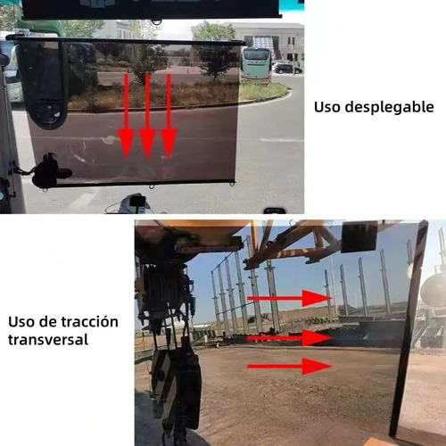Reimay Cortina Retractil De Polarizado Para Auto 1.50m De Largo