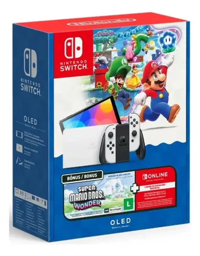 Bundle Console Nintendo Switch OLED + Super Mario Bros. Wonder