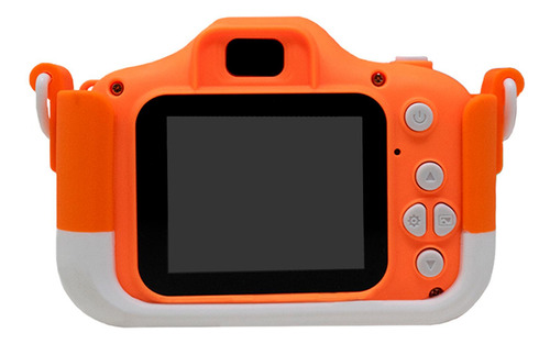 Camara Digital Kids Necnon Ncd-kids2 8mp Zoom 4x 30fps Zorro Naranja