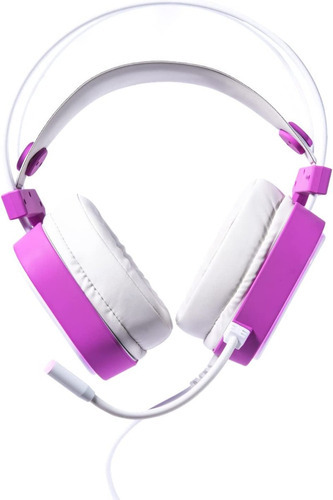 Audifono Vsg Gemini, Led Violeta | Vg-hp694-wht Color Blanco