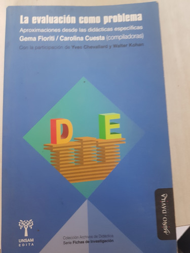 Libro La Evaluación Como Problema 