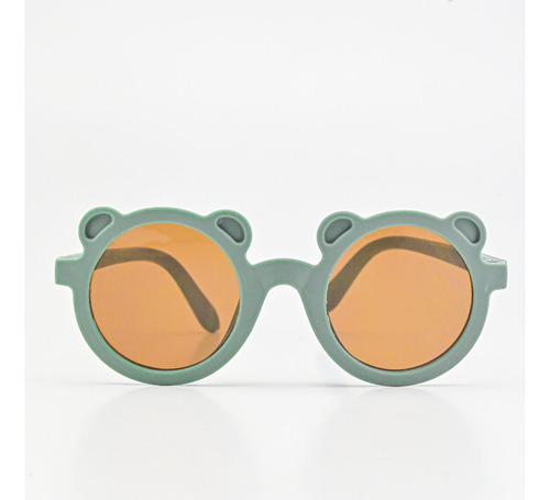 Lentes De Sol Pike New Tilers Modelo Sol - Plástico Clásico Orejitas Verde Musgo Verde Musgo Verde Musgo