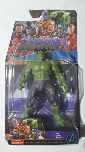 Hulk 16.5cm Avengers Infinity War End Game Articulado Luz