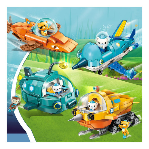 Little Froggy Building Block Toys The Octonauts Gup-s E Com