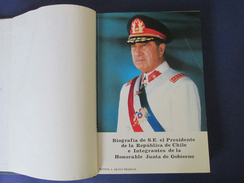 Libro Biografia Gral Pinochet Junta Militar Año 1984 Unico