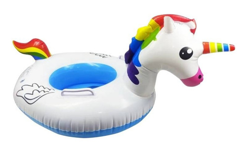 Flotador Inflable De Piscina Para Niños Unicornio 70 Cm