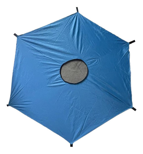 . Trampoline Sun Shades Cover Blue Fácil De Instalar 8 Pies