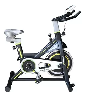 Bicicleta estática Profit Spinell para spinning color negro y verde