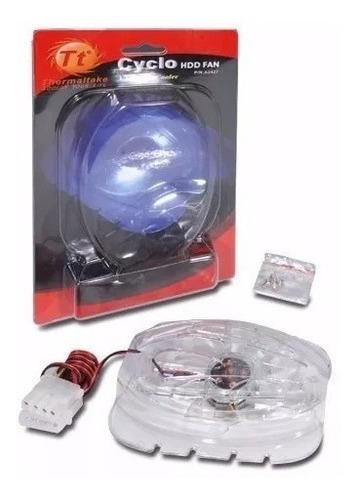 Fan Cooler Thermaltake Discos Duros 3.5 Led Azul 80x80x15mm