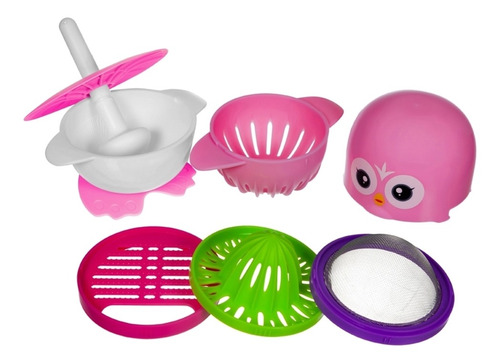 Imagem 2 de 2 de Kit Papinha Fases Ave Rosa - Berz