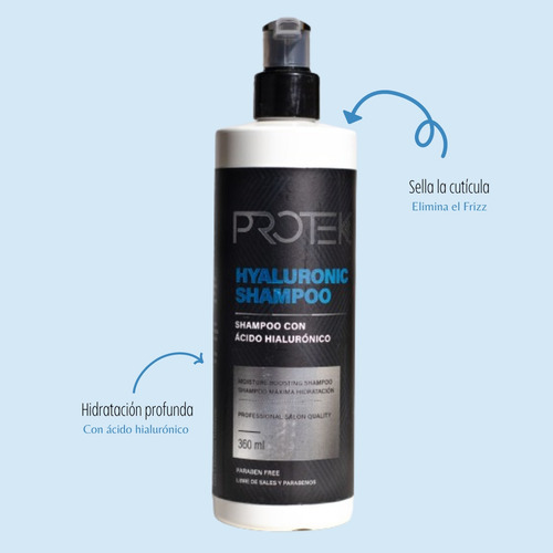Protek Shampo Con Ácido Hialurónico 360ml