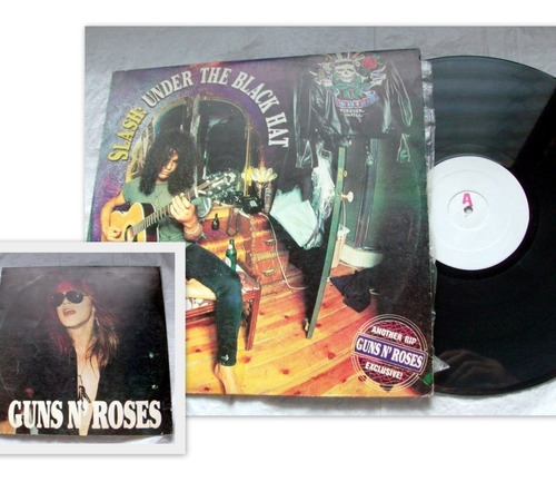 Guns N Roses - Slash Under The Black Hat * Unofficial Lp Vg+