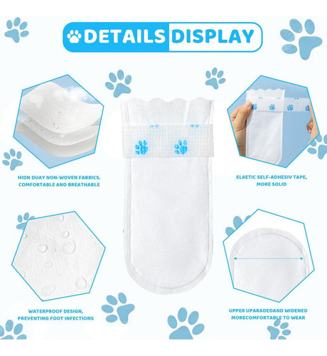 Vendaje Para Pies De Perro Fundas Para Patas Para Perros 12