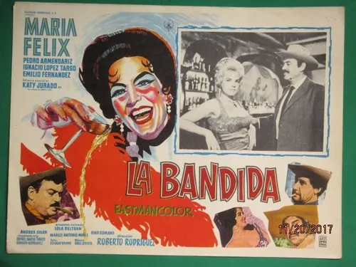 Pelicula La Bandida Con Maria Felix Completa Maria Felix La Bandida Pedro Armendariz Cartel De Cine 3 | Meses sin