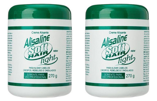 Alisante Alisaline 270g Verde Soft Hair-kit C/2un