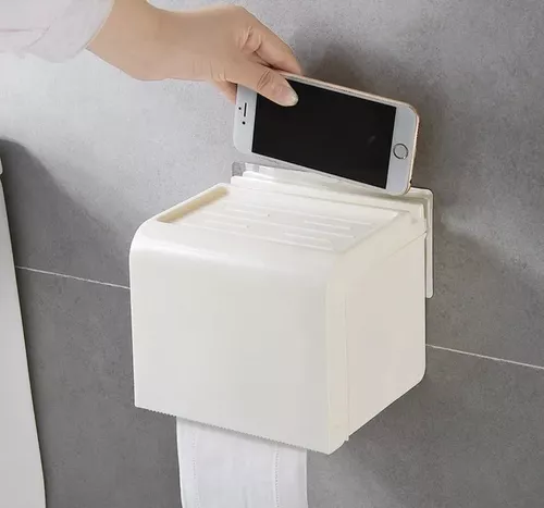 Dispensador de papel genérico, suporte de rolo de papel higiênico, toalhas  e toalhetes, mede 13 cm x 16 cm x 13 cm