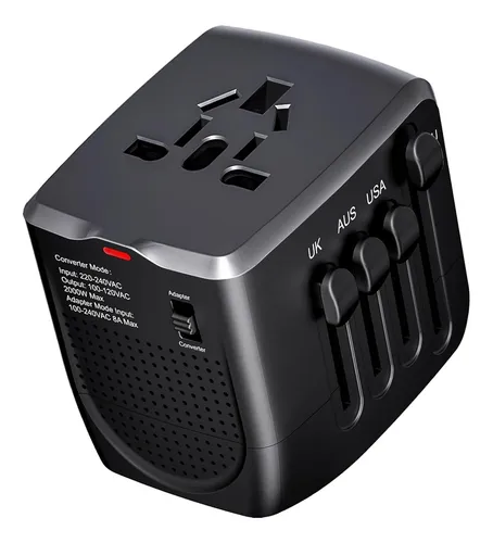 comprar Adaptador De Viaje Internacional Convertidor De Voltaje...
