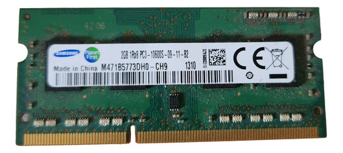 Memoria Ram Color Verde 2gb Samsung M471b5773dh0-ch9