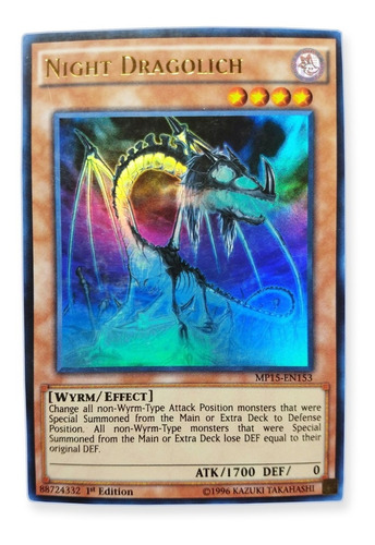 Yugi-oh! Night Dragolich Mp15-en153 Ultra