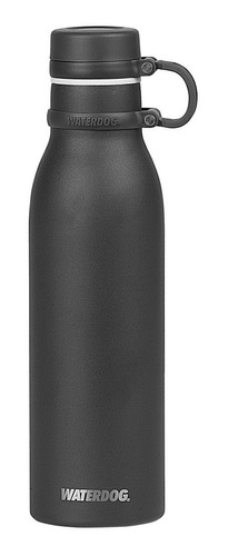 Botella Waterdog Acero Inoxidable Doble Pared 600 Ml Ta600 Color Negro