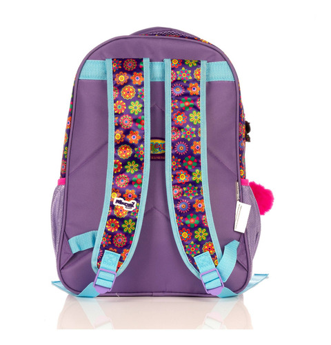 Mochila Friducha Diamond Color Rosa Diseño de la tela PU iridiscente transparente