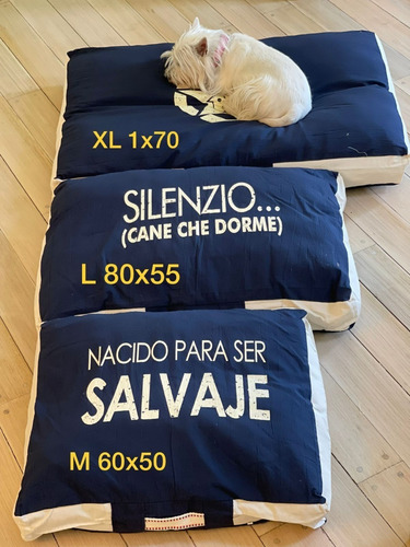 Imagen 4 de 4 de Colchoneta Perro Mullida Con Funda Fiaca Large 80x55