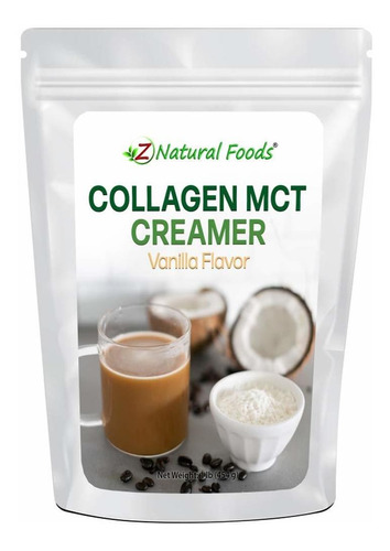 Crema De Aceite Mct De Colágeno  Sabor A Vainilla  Para Café