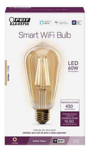 Feit Electric St1960fi-lag, Equivalente A 60 Watts, Wi-fi Ve