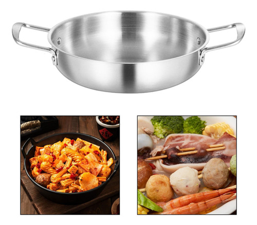 Olla Coreana Para Ramen Para Mariscos, Sartén Gruesa De 24 C