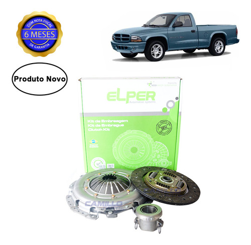 Kit Embreagem Elper Dodge Dakota 2.5 1999 2000 2001 2002