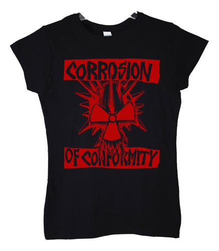 Polera Mujer Corrosion Of Conformity Eye For An Eye Punk Abo