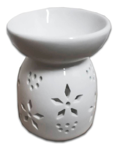 Horno Ceramica Blanco Calado  Medidas 7*8.5 Cm