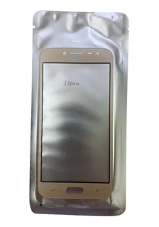 Vidrio Visor Mica Para Samsung J2 Pro Dorado Con Oca