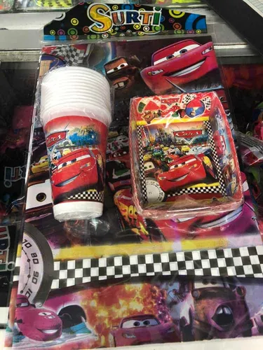 Mantel Cars Plástico Fiestas Cumpleaños Eventos