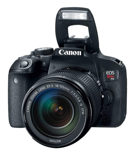 Imagen 3 de 6 de Canon EOS Rebel T7i 18-135mm IS STM Kit DSLR color negro