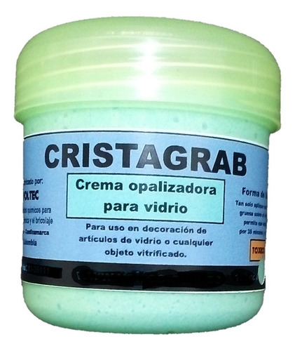 Crema Opalizado Químico De Vidrio / 120 Cc